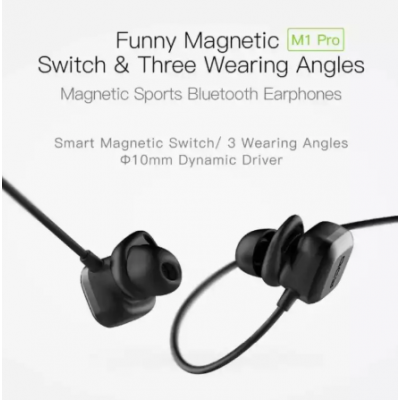 QCY M1Pro Wireless Sports Bluetooth Earphones (Black)